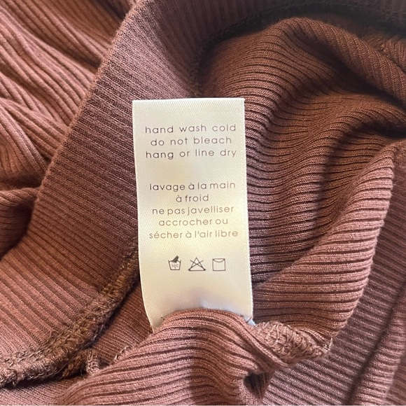 Naked Wardrobe Brown Full Length Pull-on Leggings Women's Medium - Picture 3 of 11